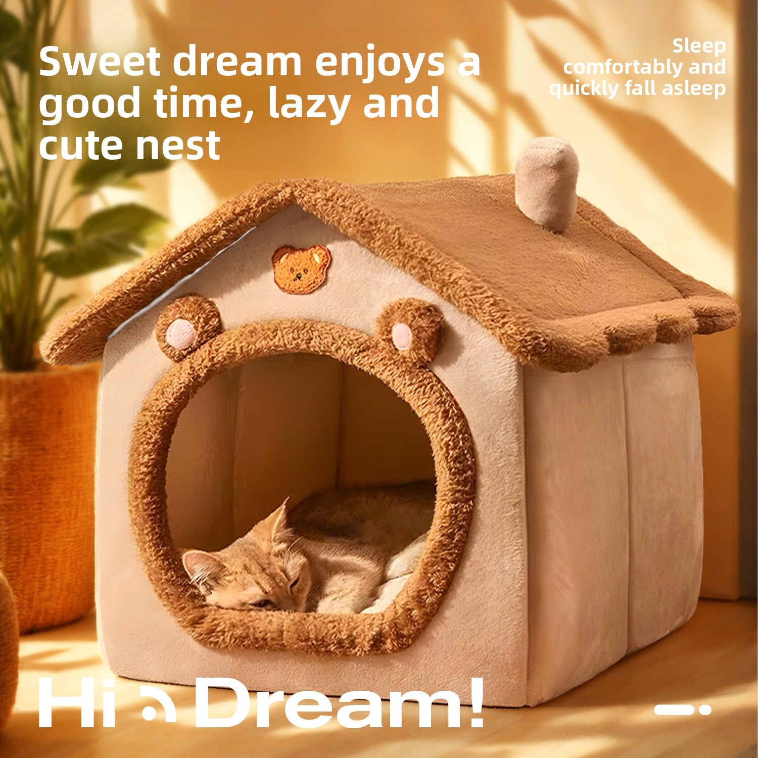 CozyCub™ Plush Pet House (Warm & Private Comfort)