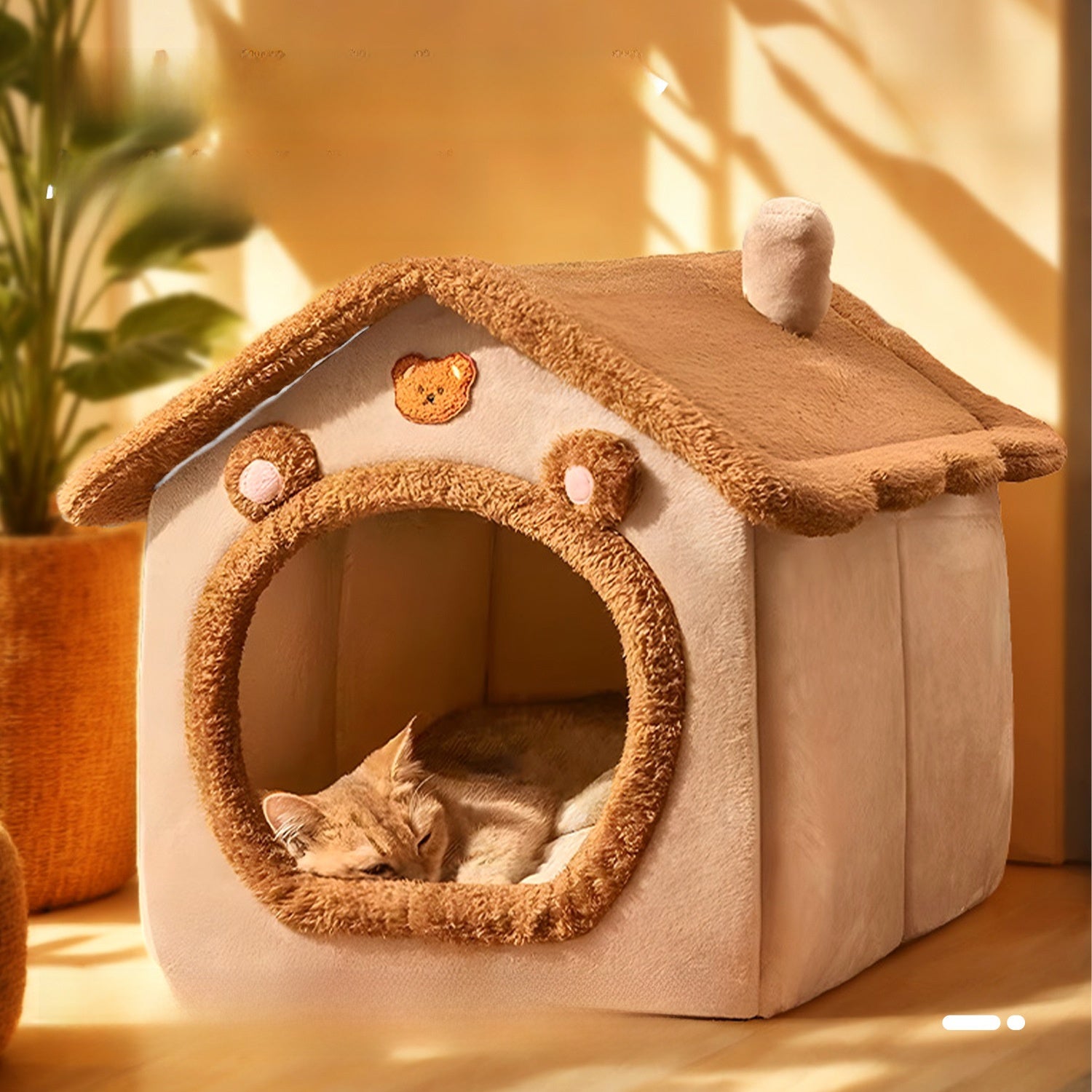 CozyCub™ Plush Pet House (Warm & Private Comfort)