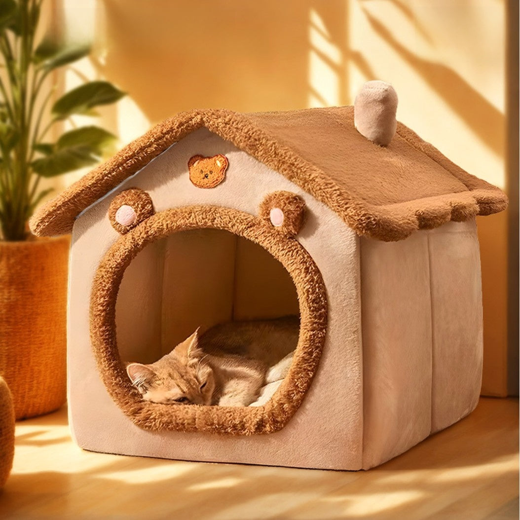 CozyCub™ Plush Pet House (Warm & Private Comfort)