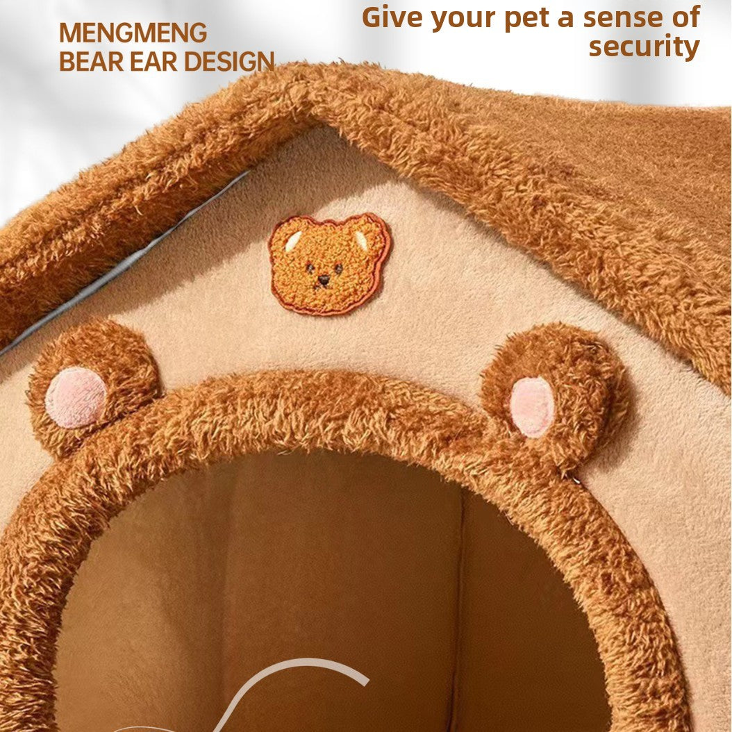 CozyCub™ Plush Pet House (Warm & Private Comfort)